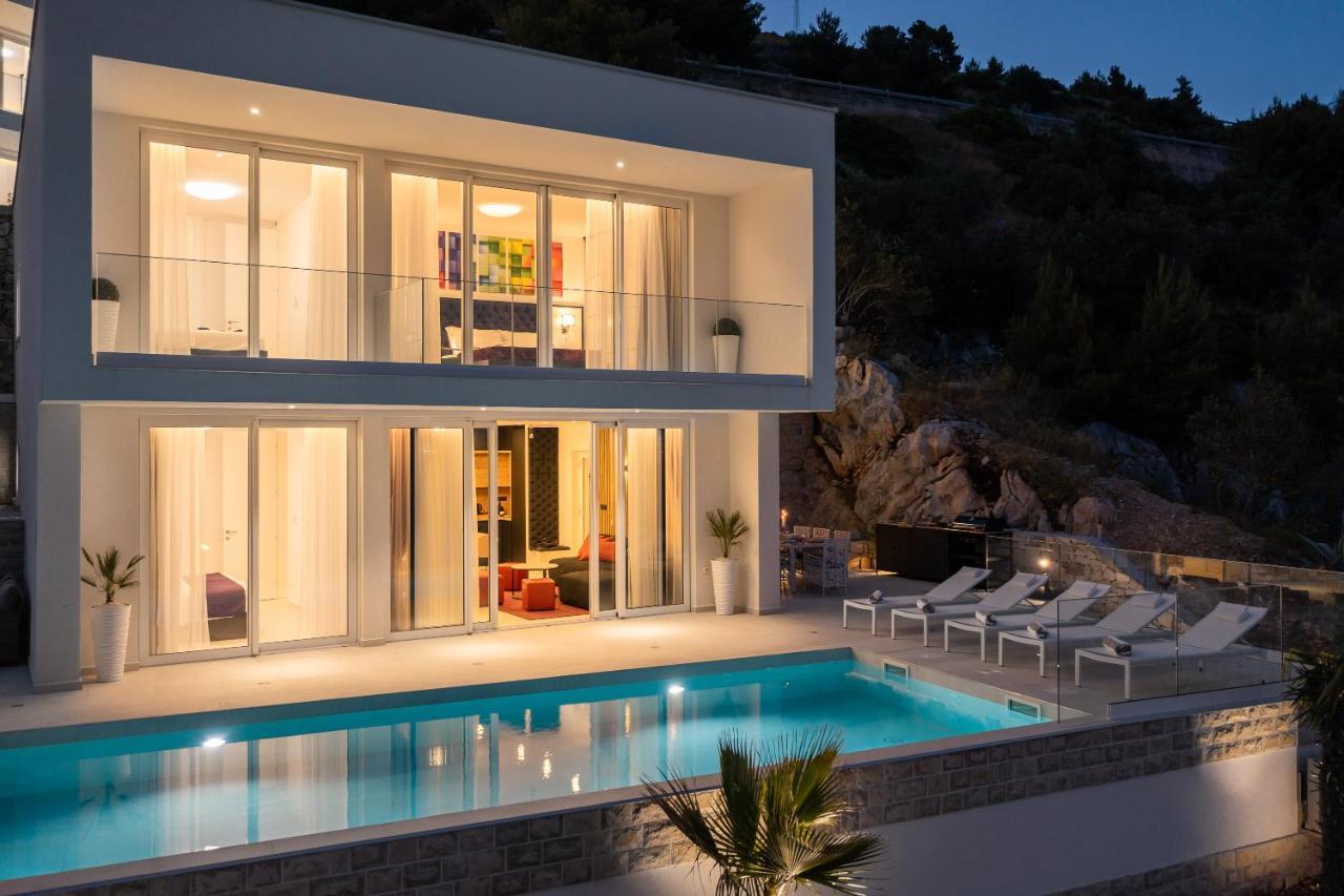 Villa Adria View With Heated Pool I Trogir Eksteriør bilde