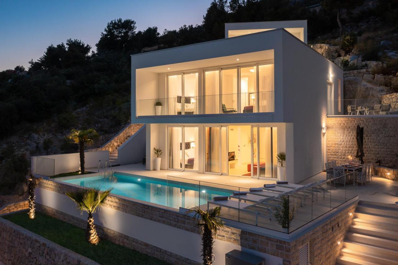 Villa Adria View With Heated Pool I Trogir Eksteriør bilde