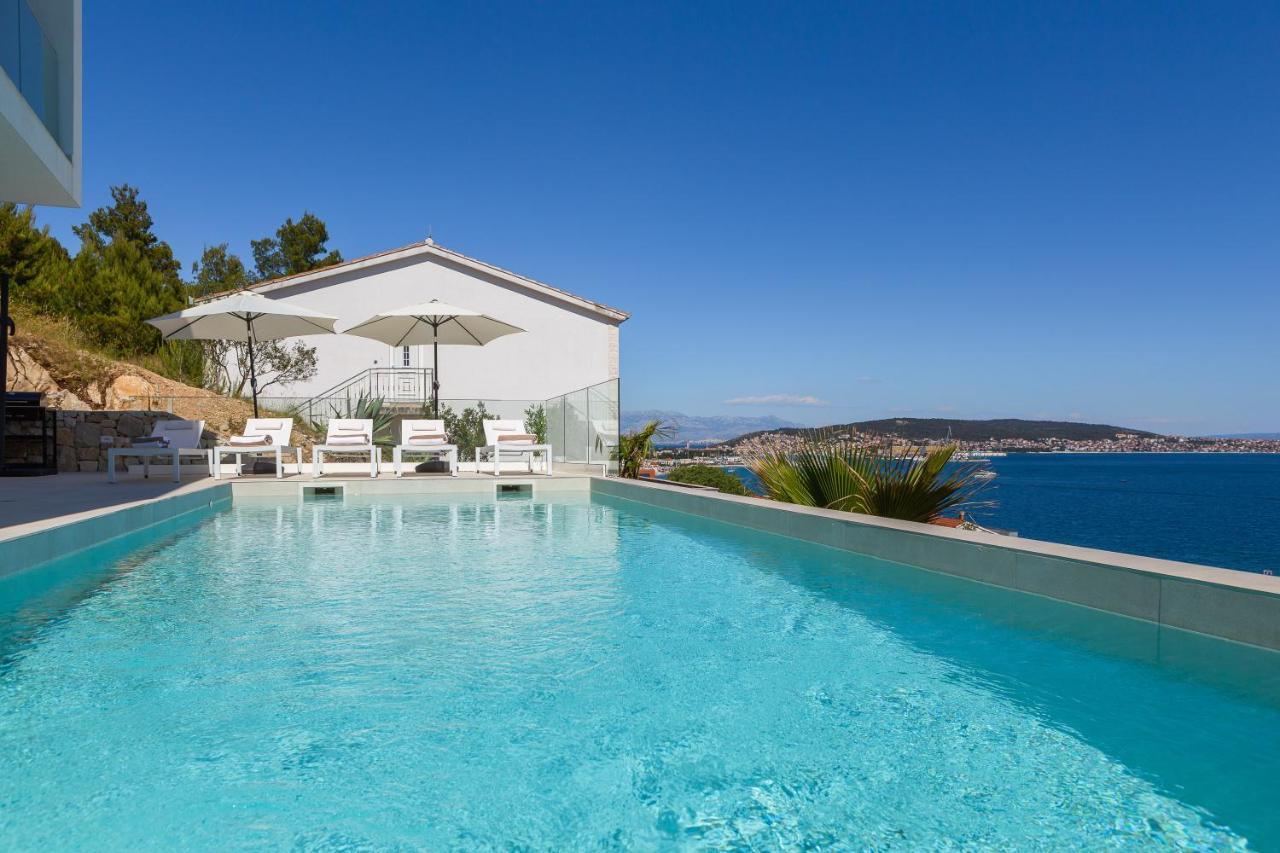 Villa Adria View With Heated Pool I Trogir Eksteriør bilde