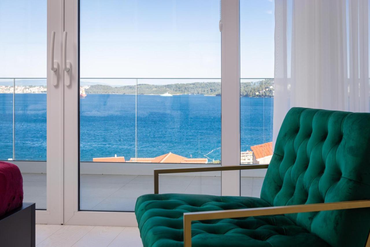 Villa Adria View With Heated Pool I Trogir Eksteriør bilde
